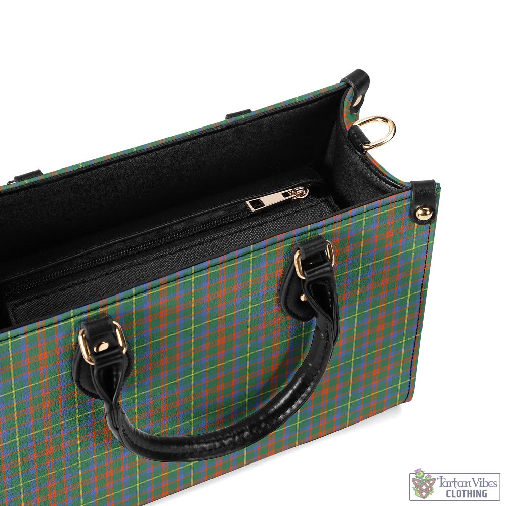 Tartan Vibes Clothing MacKintosh Hunting Ancient Tartan Luxury Leather Handbags