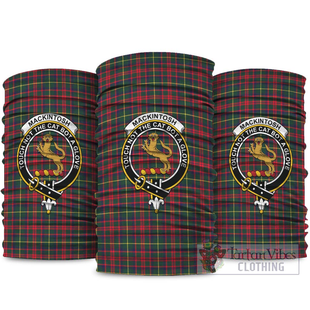 MacKintosh Hunting Modern Tartan Neck Gaiters, Tartan Bandanas, Tartan Head Band with Family Crest