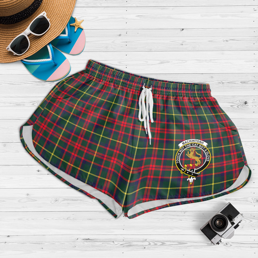 mackintosh-hunting-modern-tartan-womens-shorts-with-family-crest