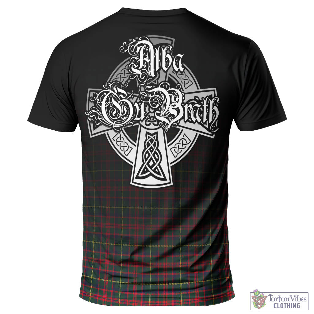 Tartan Vibes Clothing MacKintosh Hunting Modern Tartan T-Shirt Featuring Alba Gu Brath Family Crest Celtic Inspired