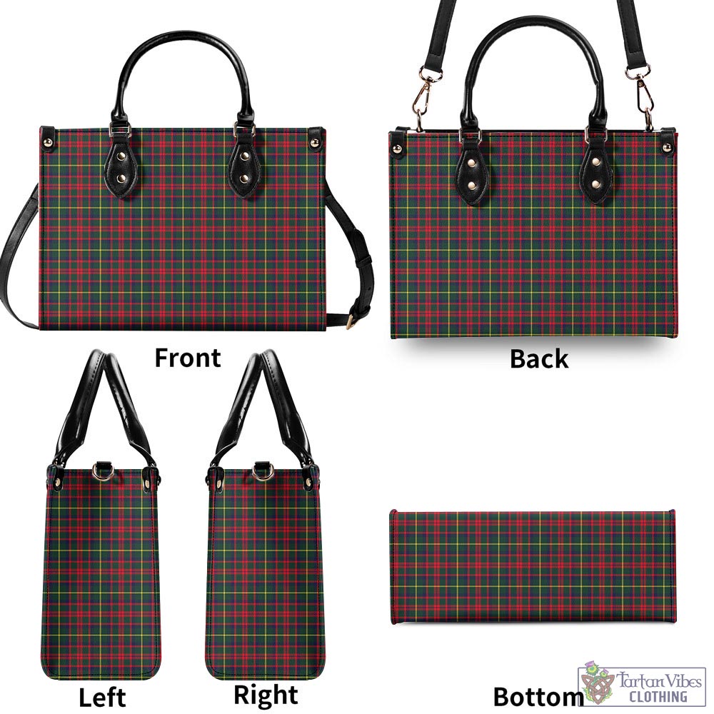 Tartan Vibes Clothing MacKintosh Hunting Modern Tartan Luxury Leather Handbags