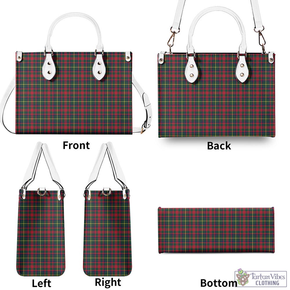 Tartan Vibes Clothing MacKintosh Hunting Modern Tartan Luxury Leather Handbags