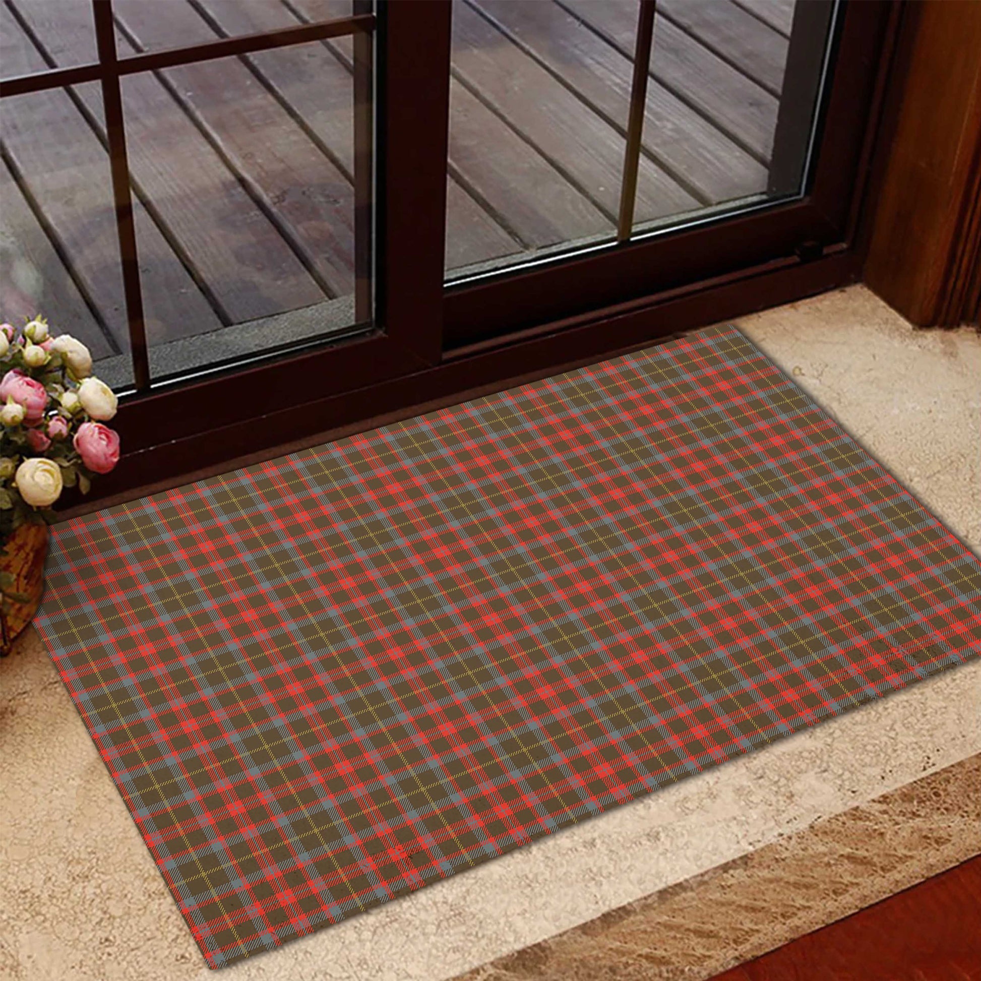 MacKintosh Hunting Weathered Tartan Door Mat - Tartanvibesclothing