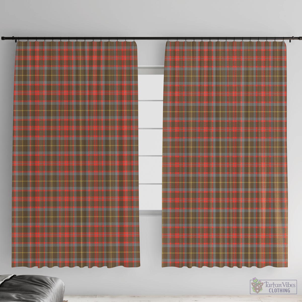 MacKintosh Hunting Weathered Tartan Window Curtain