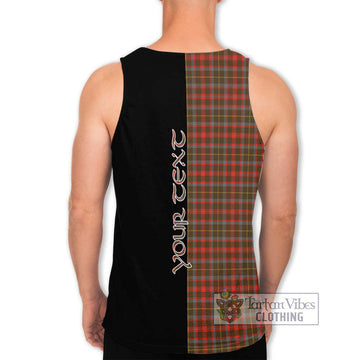 MacKintosh Hunting Weathered Tartan Men's Tank Top with Family Crest and Half Of Me Style