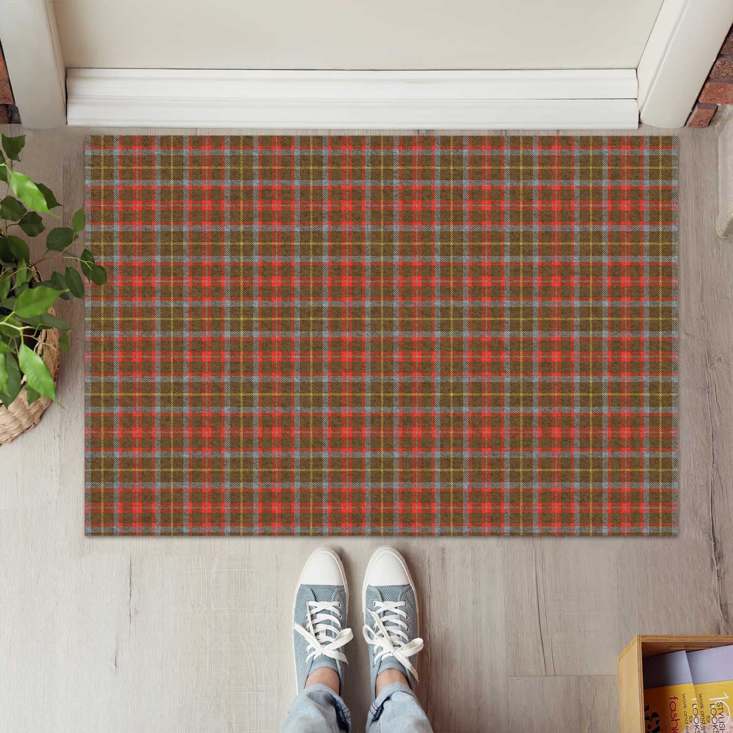 MacKintosh Hunting Weathered Tartan Door Mat - Tartanvibesclothing