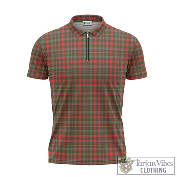 MacKintosh Hunting Weathered Tartan Zipper Polo Shirt