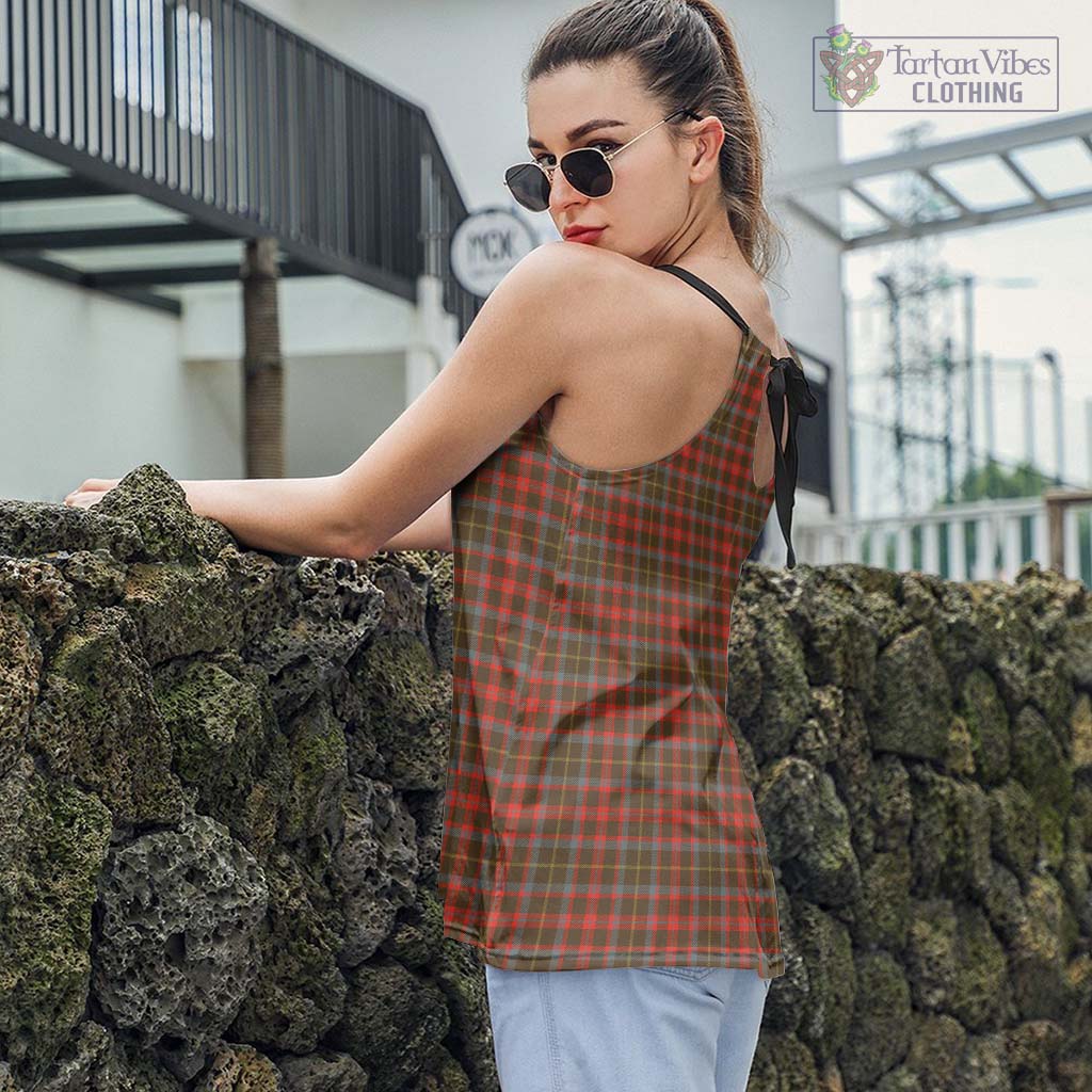 Tartan Vibes Clothing MacKintosh Hunting Weathered Tartan Loose Halter Neck Camisole