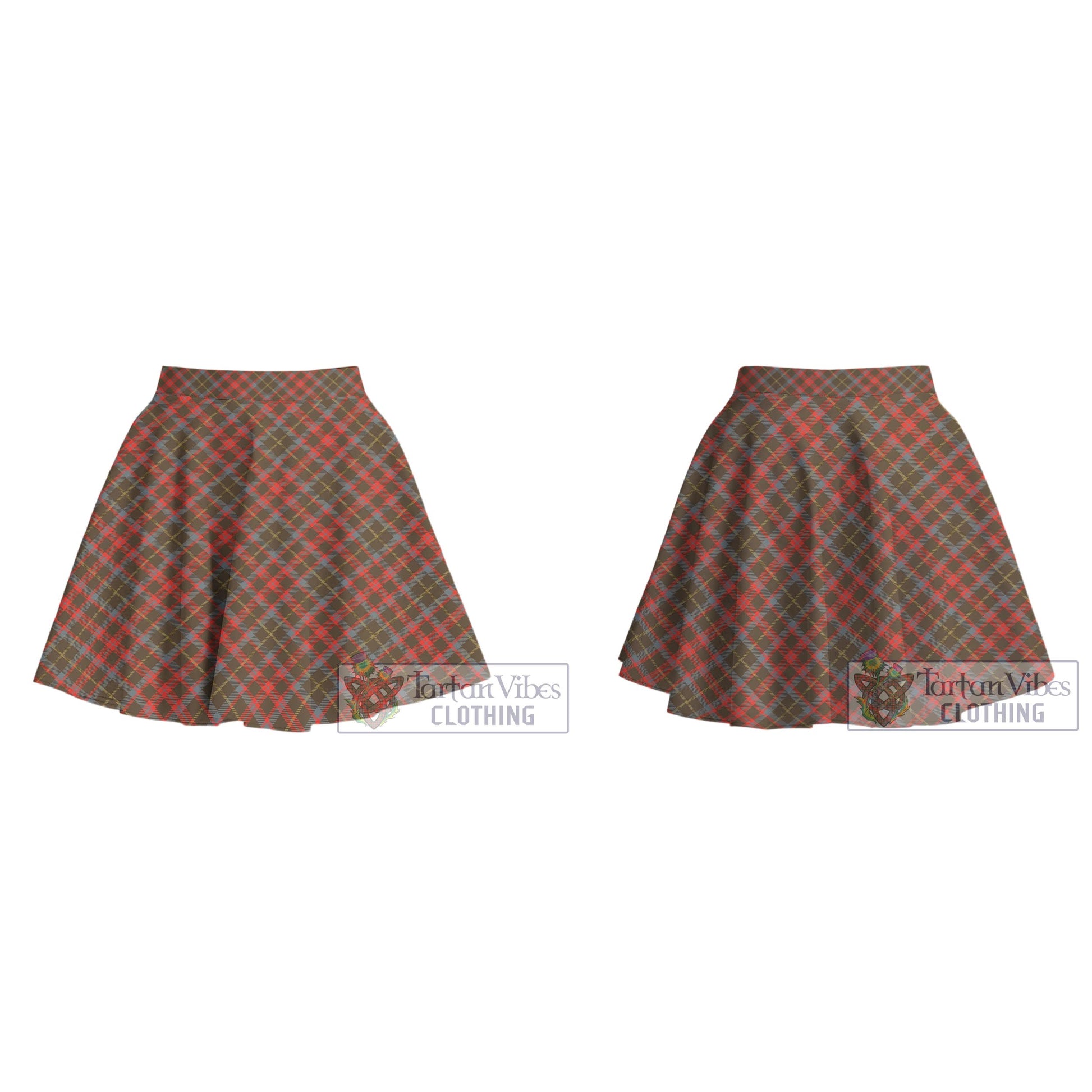 Tartan Vibes Clothing MacKintosh Hunting Weathered Tartan Women's Plated Mini Skirt