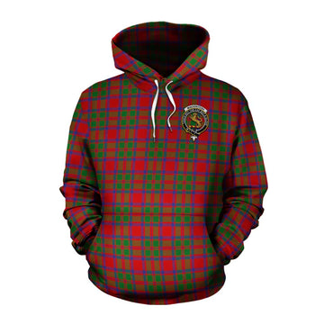 MacKintosh (McKintosh) Tartan Cotton Hoodie with Family Crest Celtic Skull Style