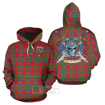 MacKintosh (McKintosh) Tartan Hoodie with Family Crest Celtic Skull Style