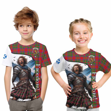 MacKintosh (McKintosh) Crest Tartan Kid T-Shirt Inspired by the Freedom of Scottish Warrior