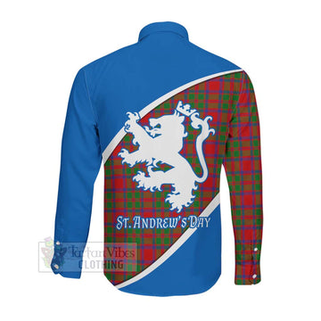 MacKintosh (McKintosh) Family Crest Tartan Long Sleeve Button Shirt Celebrate Saint Andrew's Day in Style