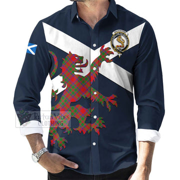 MacKintosh (McKintosh) Tartan Lion Rampant Long Sleeve Button Shirt Proudly Display Your Heritage with Alba Gu Brath and Clan Name