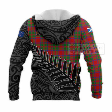 MacKintosh (McKintosh) Crest Tartan Knitted Hoodie with New Zealand Silver Fern Half Style