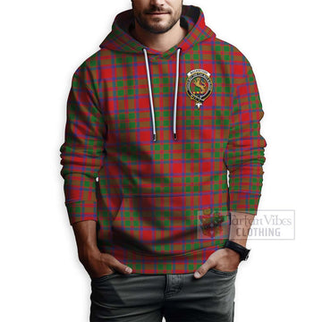 MacKintosh (McKintosh) Tartan Hoodie with Family Crest and Bearded Skull Holding Bottles of Whiskey