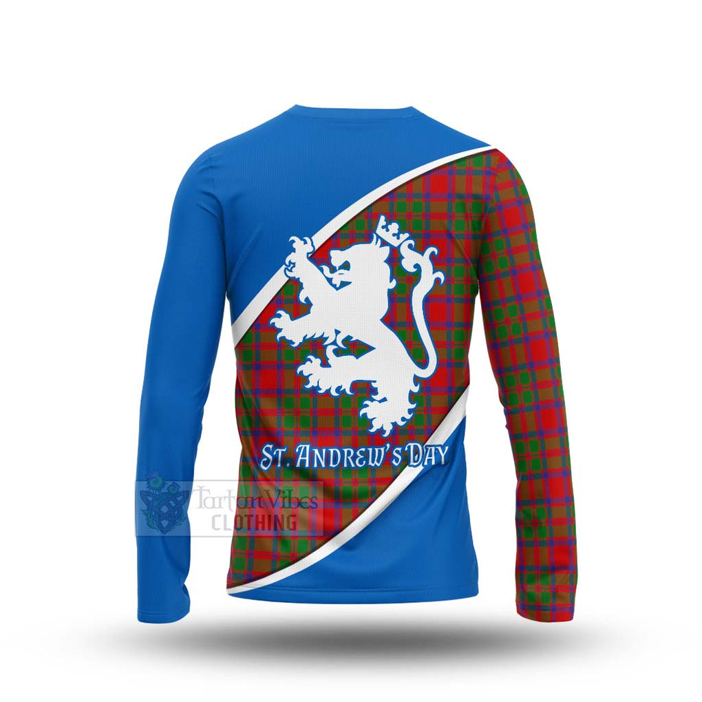 Tartan Vibes Clothing MacKintosh (McKintosh) Family Crest Tartan Long Sleeve T-Shirt Celebrate Saint Andrew's Day in Style