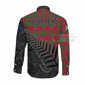 MacKintosh (McKintosh) Crest Tartan Long Sleeve Button Shirt with New Zealand Silver Fern Half Style