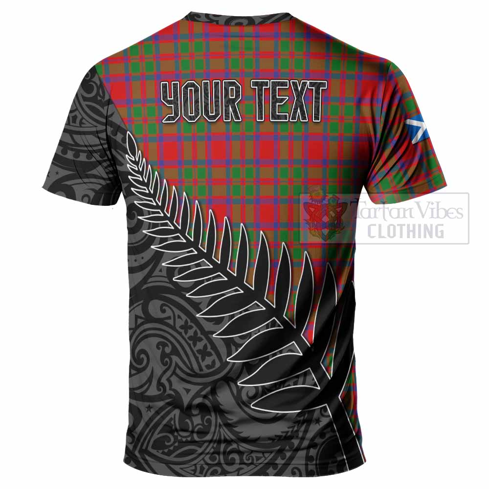 Tartan Vibes Clothing MacKintosh (McKintosh) Crest Tartan T-Shirt with New Zealand Silver Fern Half Style