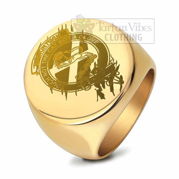 MacKintosh (McKintosh) Clan Crest Engraved Ring Scotland In Me Style