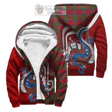 MacKintosh (McKintosh) Tartan Sherpa Hoodie with Epic Bagpipe Style