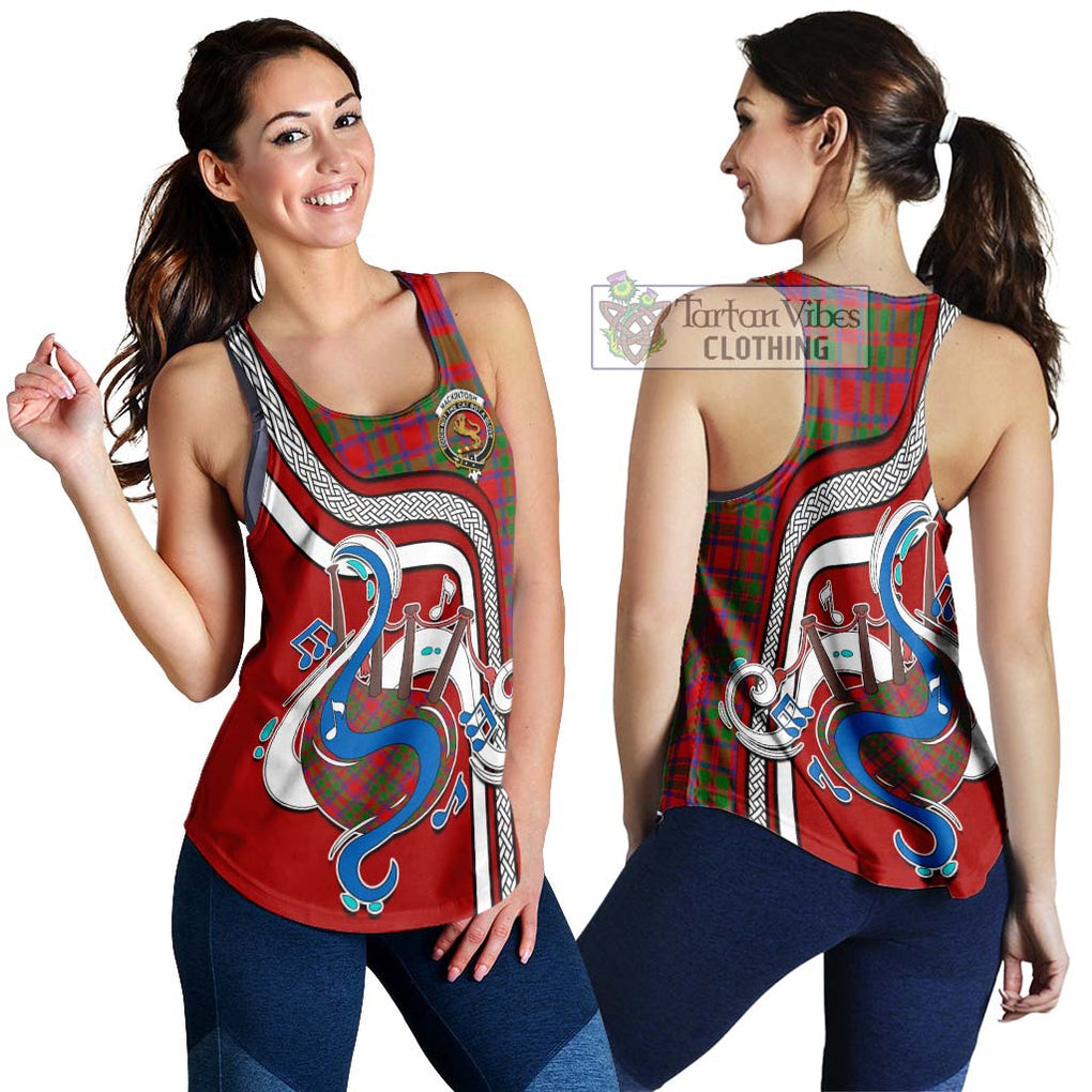 MacKintosh (McKintosh) Tartan Women's Racerback Tanks with Epic Bagpipe Style 4XL - Tartanvibesclothing Shop