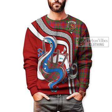 MacKintosh (McKintosh) Tartan Sweatshirt with Epic Bagpipe Style