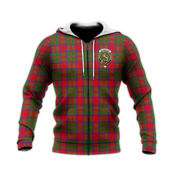 MacKintosh (McKintosh) Tartan Knitted Hoodie with Family Crest