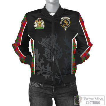 MacKintosh (McKintosh) Tartan Bomber Jacket with Family Crest and Scottish Thistle Vibes Sport Style