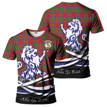 MacKintosh (McKintosh) Tartan T-Shirt with Alba Gu Brath Regal Lion Emblem