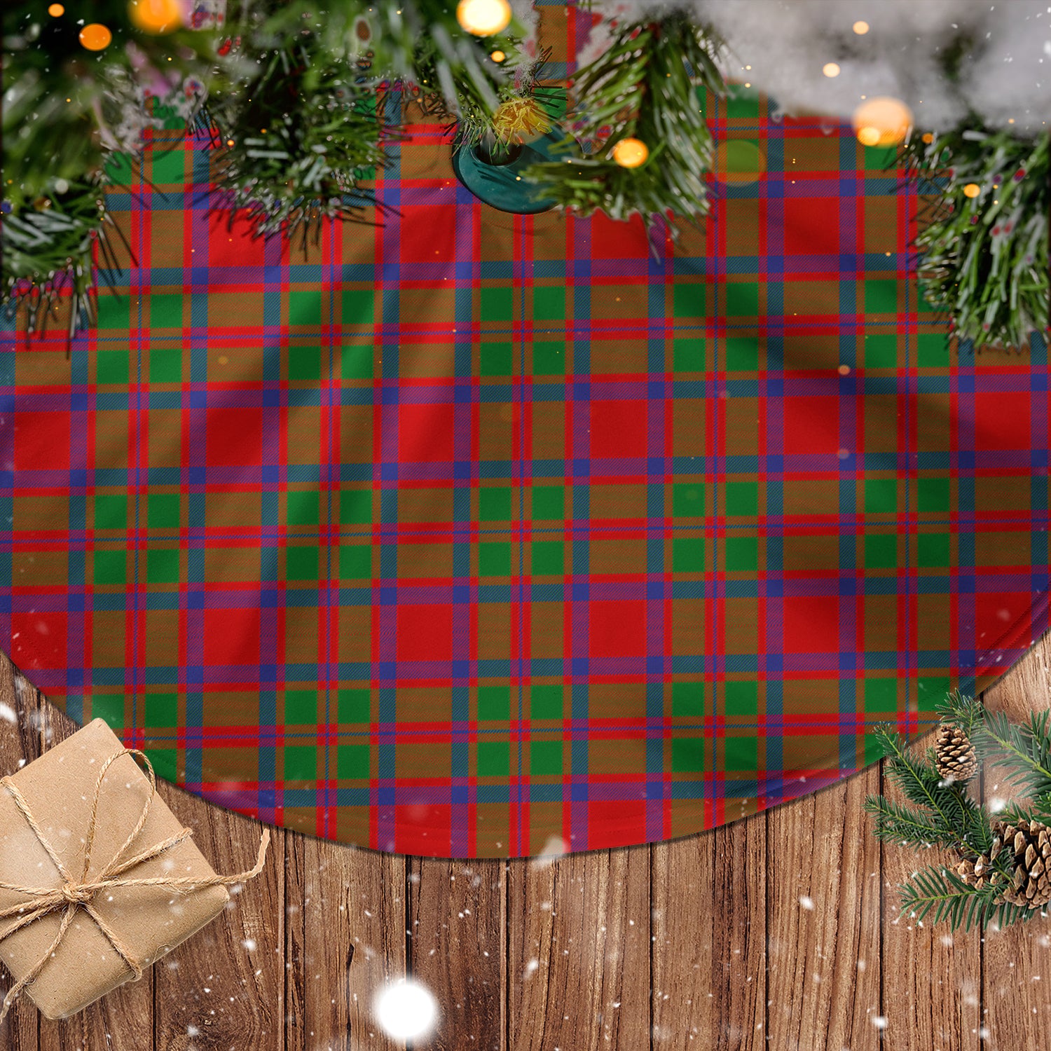 MacKintosh Modern Tartan Christmas Tree Skirt - Tartanvibesclothing