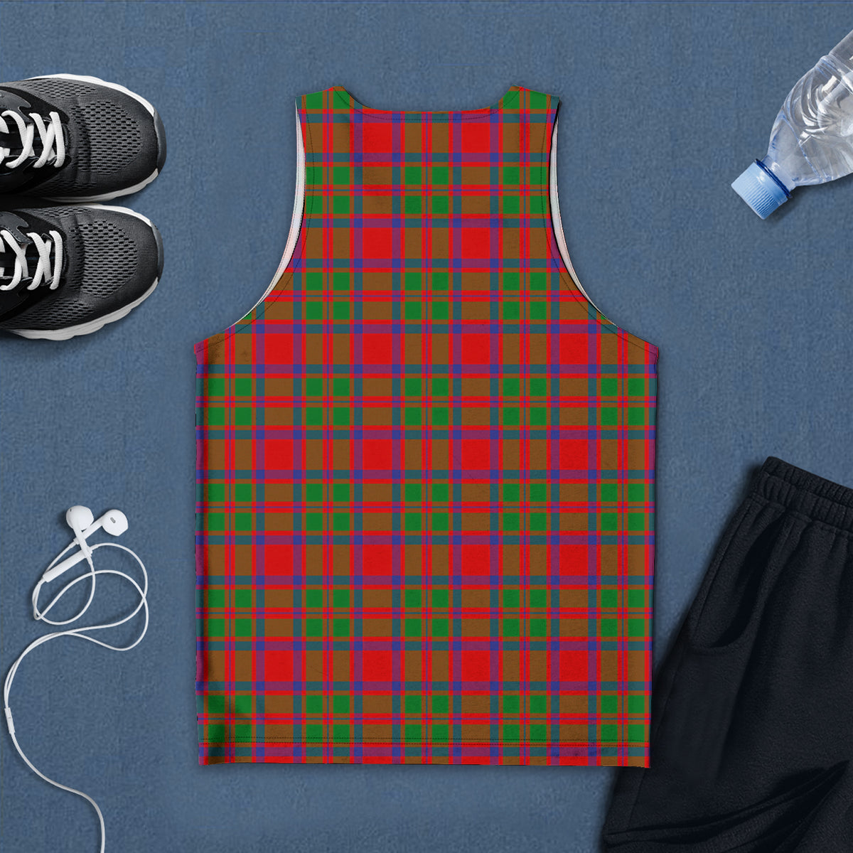 MacKintosh (McKintosh) Tartan Mens Tank Top with Family Crest - Tartan Vibes Clothing