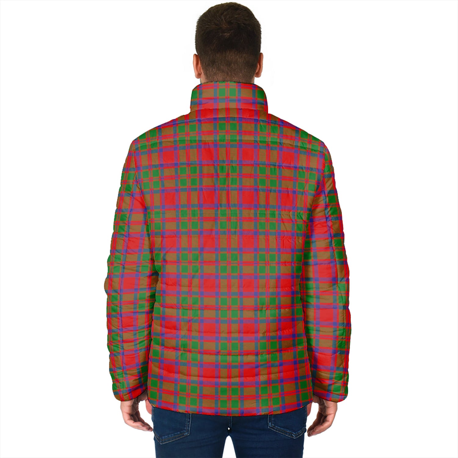 MacKintosh (McKintosh) Tartan Padded Jacket with Family Crest - Tartan Vibes Clothing