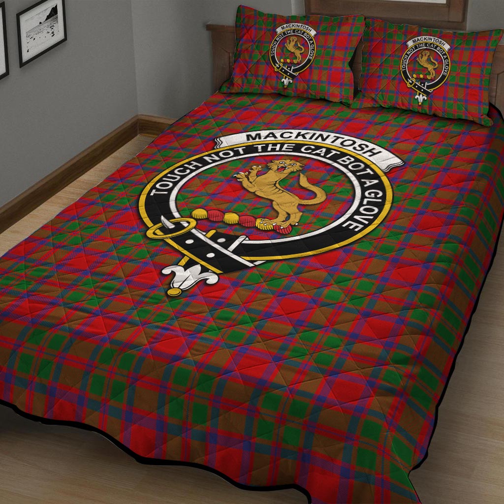 MacKintosh (McKintosh) Tartan Quilt Bed Set with Family Crest - Tartan Vibes Clothing