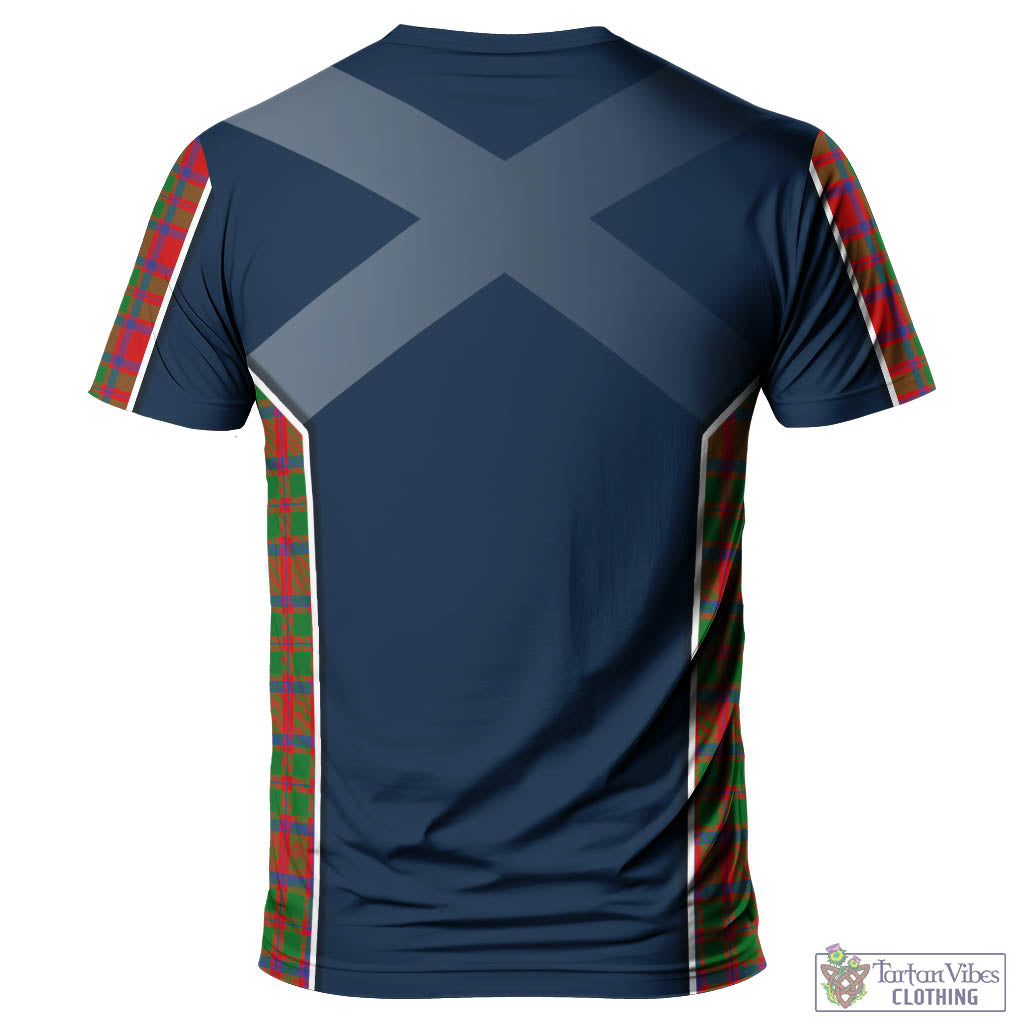 Tartan Vibes Clothing MacKintosh Modern Tartan T-Shirt with Family Crest and Lion Rampant Vibes Sport Style