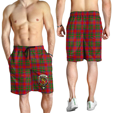 MacKintosh (McKintosh) Tartan Mens Shorts with Family Crest