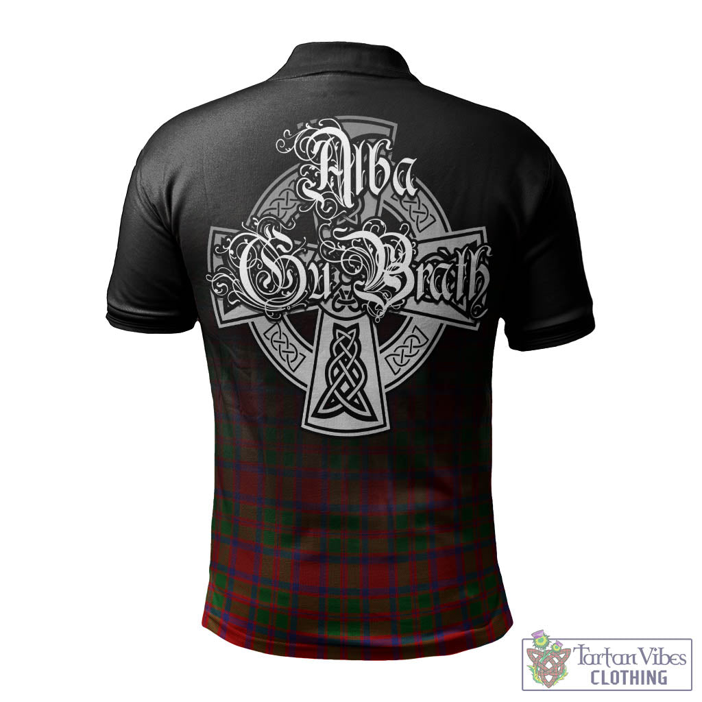 Tartan Vibes Clothing MacKintosh Modern Tartan Polo Shirt Featuring Alba Gu Brath Family Crest Celtic Inspired