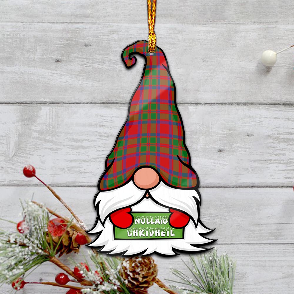 MacKintosh (McKintosh) Gnome Christmas Ornament with His Tartan Christmas Hat - Tartan Vibes Clothing