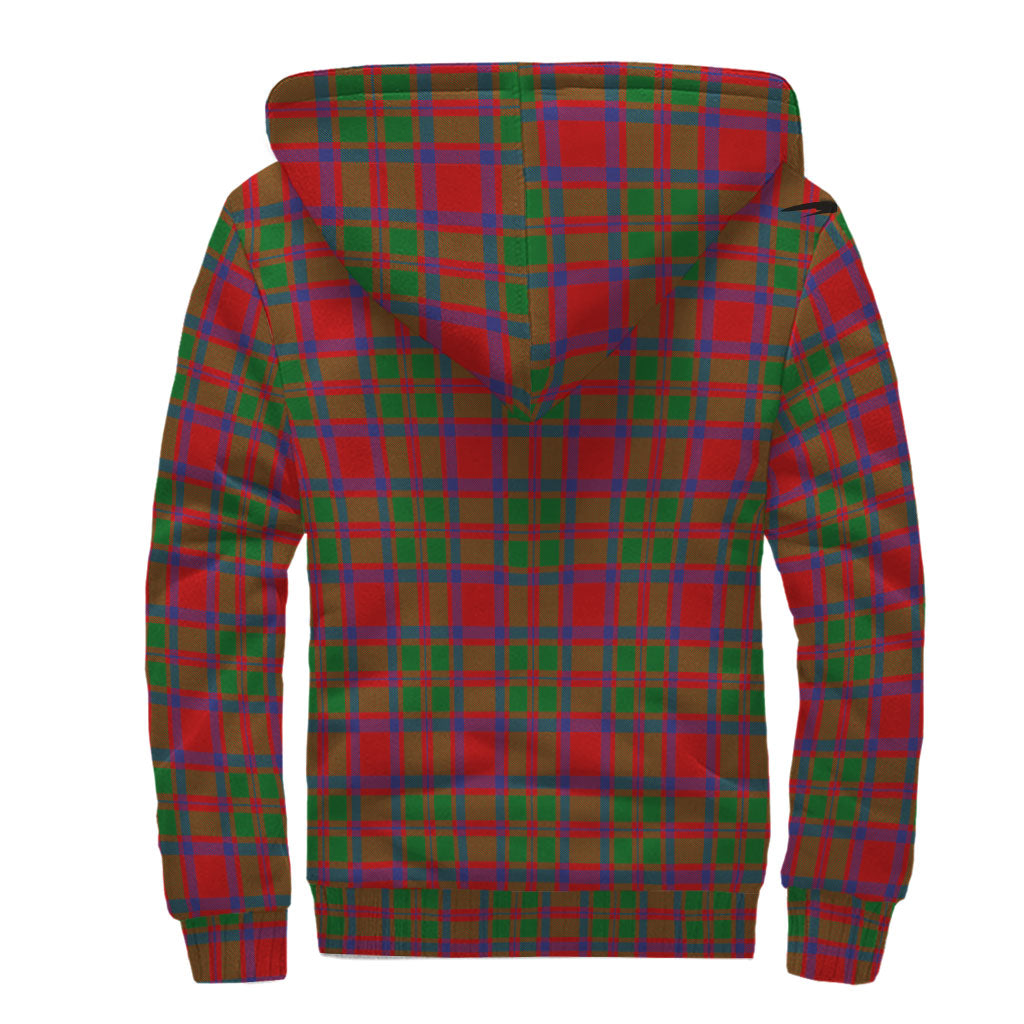 MacKintosh (McKintosh) Tartan Sherpa Hoodie with Family Crest - Tartan Vibes Clothing