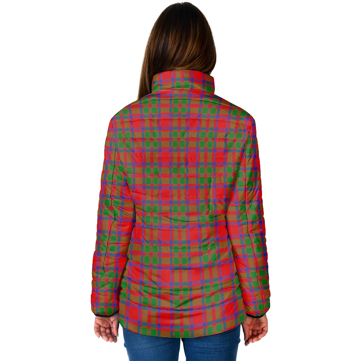 MacKintosh (McKintosh) Tartan Padded Jacket with Family Crest - Tartan Vibes Clothing