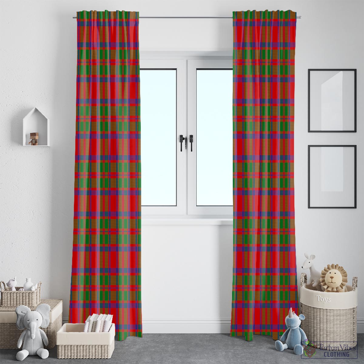 MacKintosh Modern Tartan Window Curtain