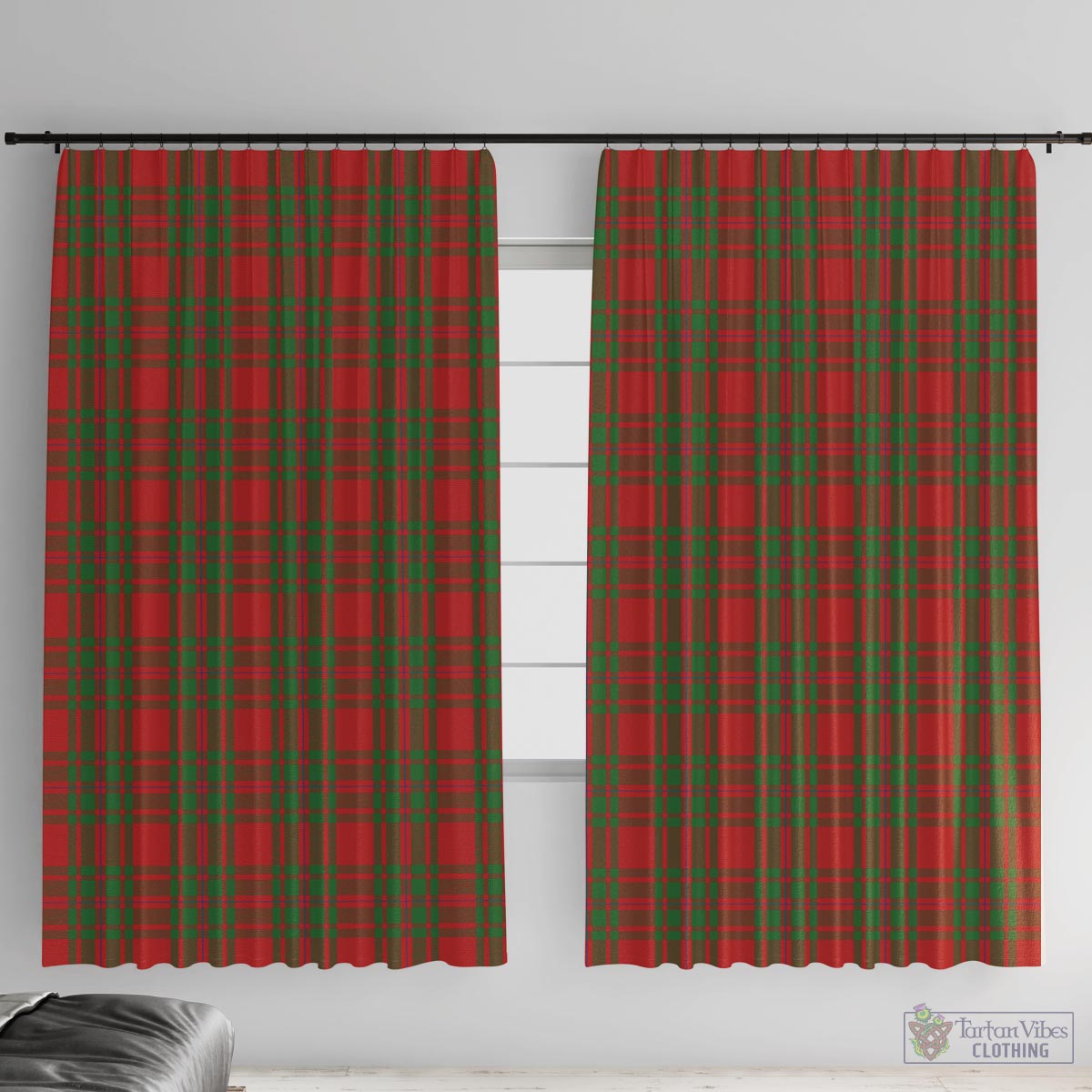 MacKintosh Red Tartan Window Curtain