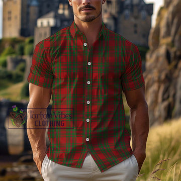 MacKintosh Red Tartan Cotton Hawaiian Shirt