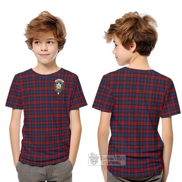 MacLachlan (McLachlan) Tartan Kid T-Shirt with Family Crest Youth XL Size14 - Tartan Vibes Clothing