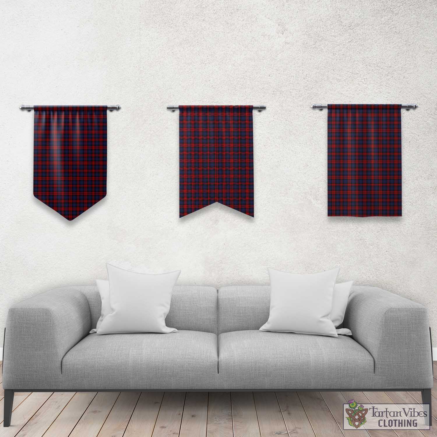 Tartan Vibes Clothing MacLachlan Tartan Gonfalon, Tartan Banner