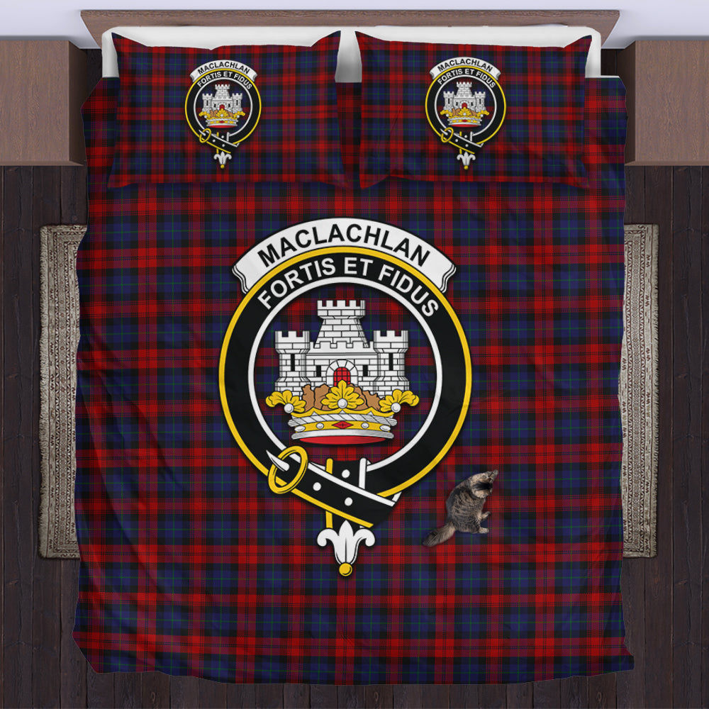 MacLachlan (McLachlan) Tartan Bedding Set with Family Crest US Bedding Set - Tartan Vibes Clothing