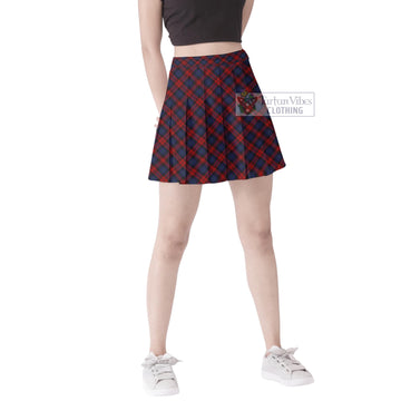 MacLachlan (McLachlan) Tartan Women's Plated Mini Skirt Cross Style