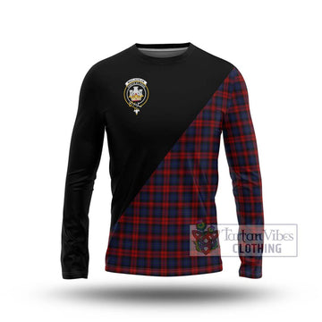 MacLachlan (McLachlan) Tartan Long Sleeve T-Shirt with Family Crest and Military Logo Style