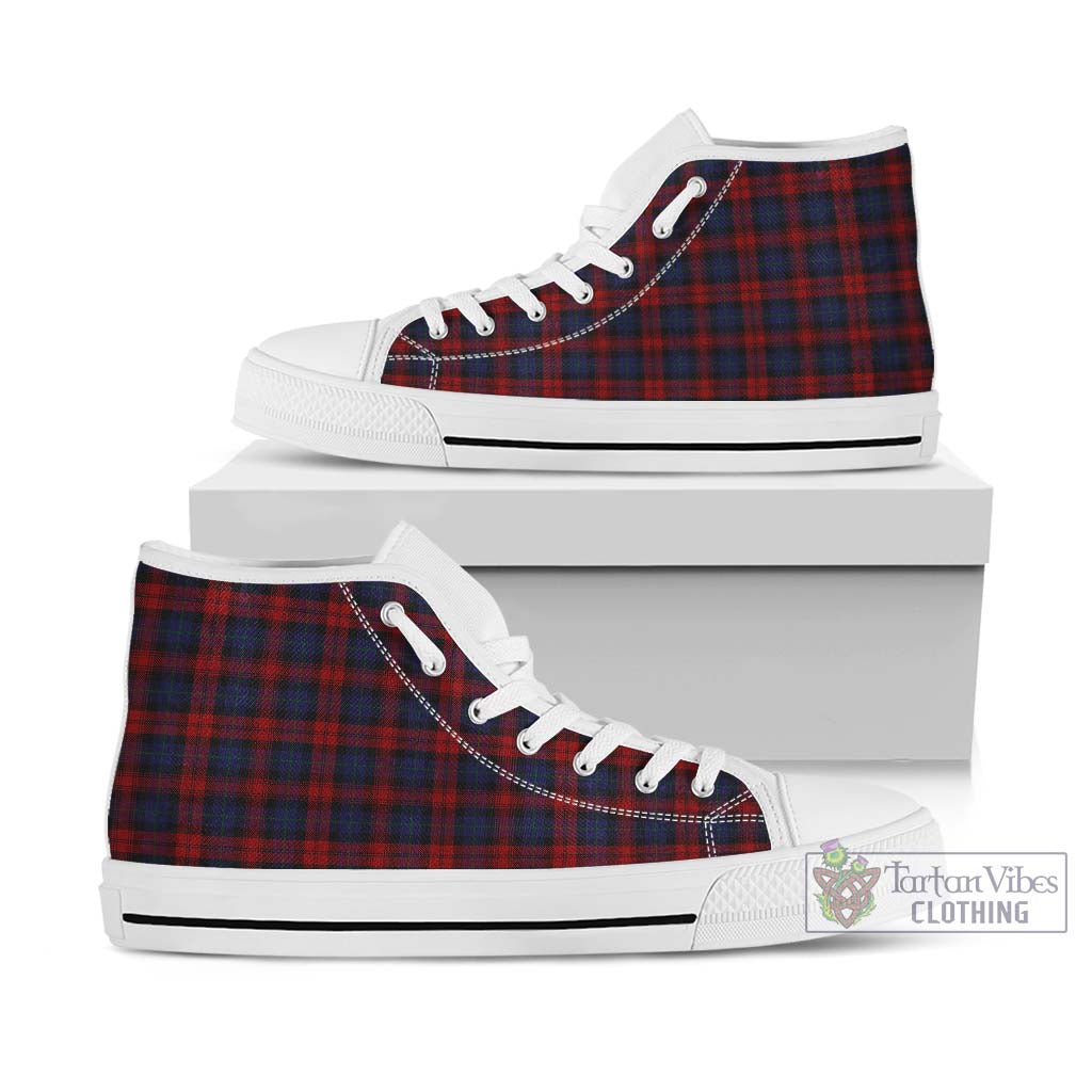 MacLachlan (McLachlan) Tartan High Top Shoes Kid High Top - White Sole - Tartan Vibes Clothing