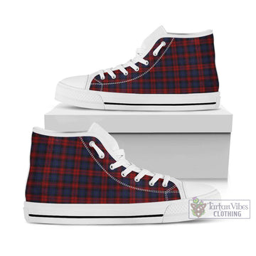 MacLachlan (McLachlan) Tartan High Top Shoes Kid High Top - White Sole - Tartan Vibes Clothing